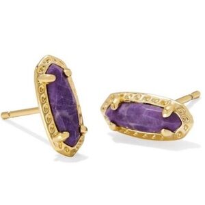 Kendra Scott Emma Stud Earrings - Sunset Purple Magnesite